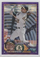 2023 Topps Chrome Purple Sonar Refractor 168/275 Cal Stevenson #199 0jk3