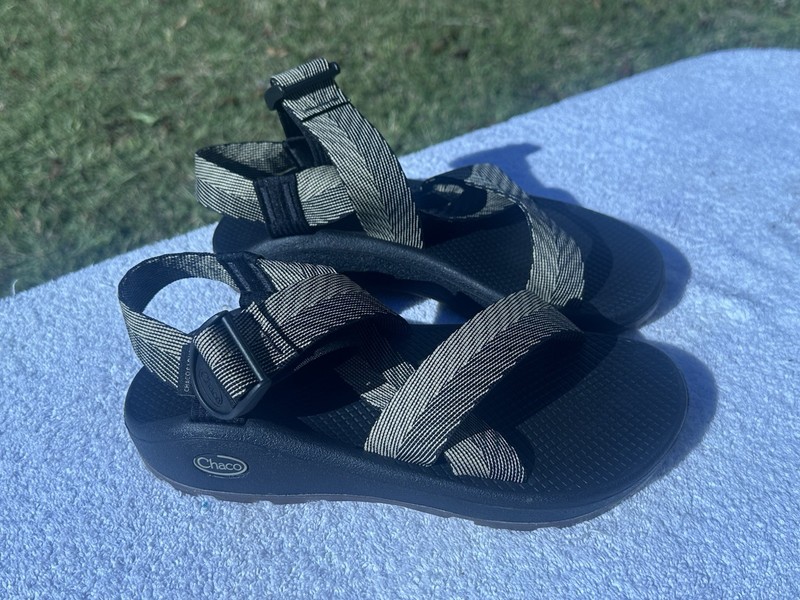Chaco  Men's Sandals - Black, US 8 Greens New