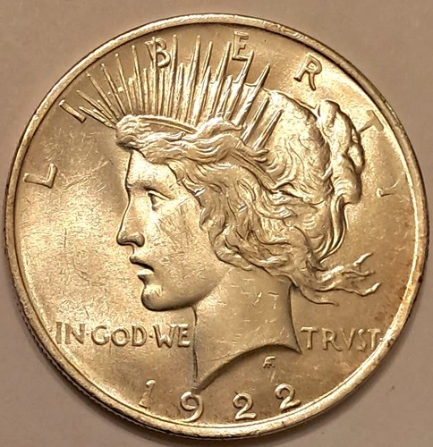 1922 Peace Dollar CHOICE BU!  Frosty !!