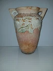 Antique Roseville Pottery Dahlrose Flower Vase 8" 5/8 tall
