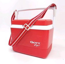 Vintage 80s Gott To Go Tote Cooler Retro Red ...