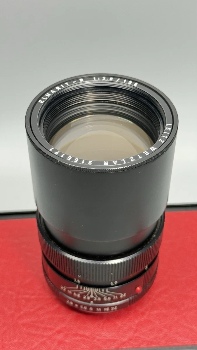 Objectif Leica Elmarit-R 135mm F/2.8 – Monture Leica R – Version Tardive Rare – MINT