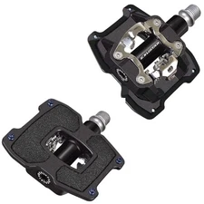 Exustar E-PM831 pedals Cr-Mo axle platform/SPD black EPM831 Components - Pedals
