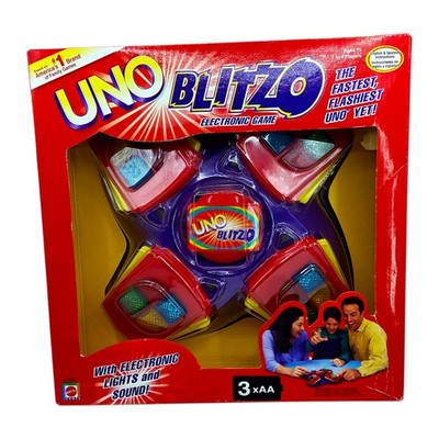 UNO Blitzo elektronisches Spiel Mattel | voll funktionsfähig | Originalverpackt sehr guter Zustand 2000