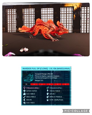 ark survival ascended pve DEADPOOL MEAGUANA CLONE