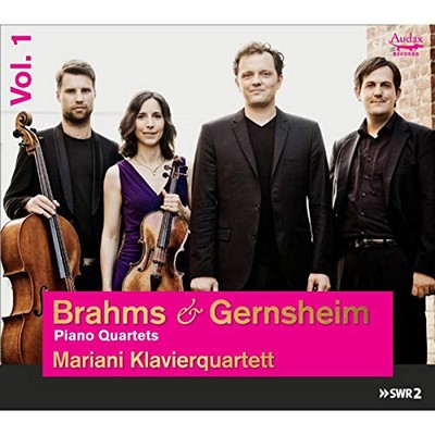Brahms Gernsheim Klavierquartette Vol. 1 - Neue CD - A11501z