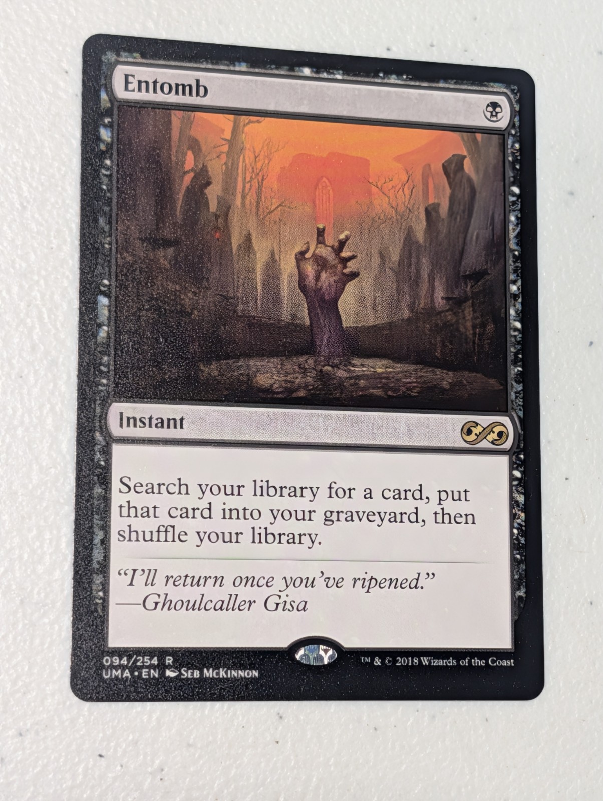 Entomb Ultimate Masters Magic the Gathering MTG Card (094/254) Black Instant 