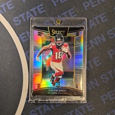 2018 Select Calvin Ridley Atlanta Falcons Concourse Silver Prizm Rookie Card #57. rookie card picture