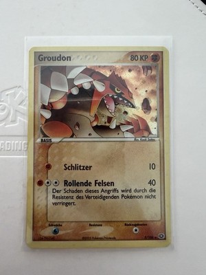 Pokémon Ex Emerald Groudon 5/106 Holo German Ex Smaragd Groudon 5 Holo deutsch