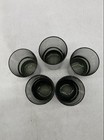 Libbey Smoked Gray Mid-Century Modernism Tall Tumbler Glasses Set Of 5 — photo 4