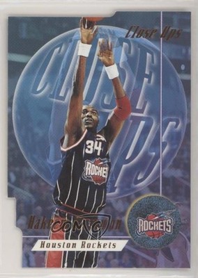 1996-97 Skybox Premium Close Ups Hakeem Olajuwon #CU7 HOF 2u3