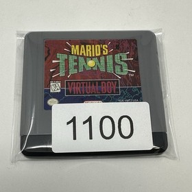 Mario's Tennis (Nintendo Virtual Boy, 1995) Cartridge Only Authentic, Dust Cover