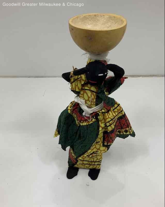 Handmade Fabric Africa Souvenir Doll