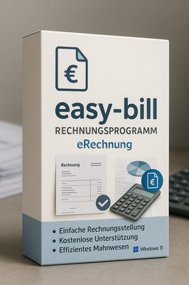 easy bill Rechnungsprogramm   Windows-Software für Rechnung | eRechnung