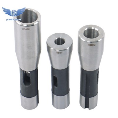 Versatile 3 Piece Set Contains R8 Shank to Morse Taper #'s 1-3 (MT1, MT2, & MT3)