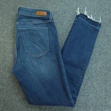 Abercrombie & Fitch Sz 28/6 L The Super Skinny Ankle Mid Rise Jeans Fits 29x28 