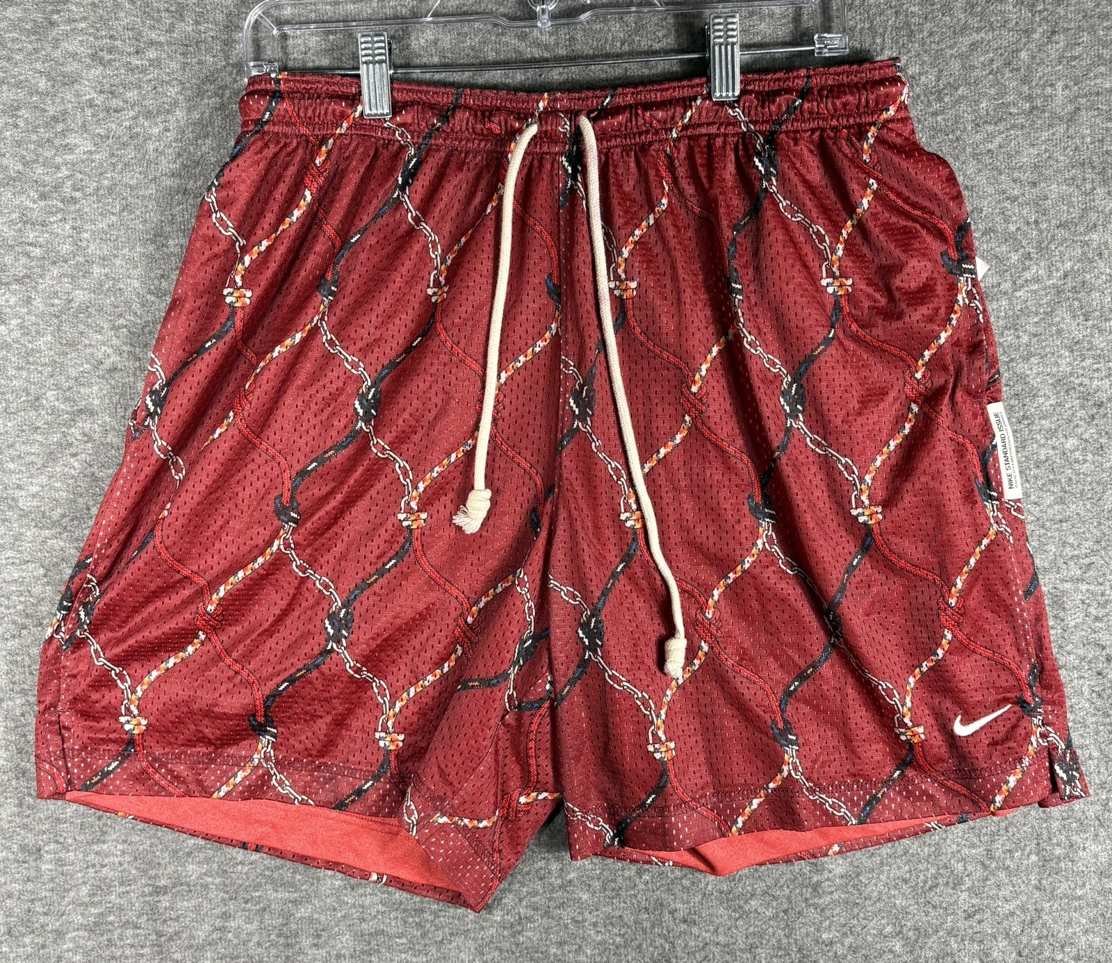 Nike Dri Fit Standard Issue Reversible Basketball Shorts Men’s Size Large Red