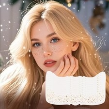 10 Pcs Glitter Freckles Face Tattoo, Face Glitter Makeup Patches, Waterproof ...