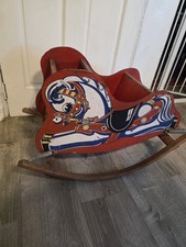 Wonder Sho-Fly Plastic Metal Toddler Bouncy Rocking Horse 1950 s Vintage MCM