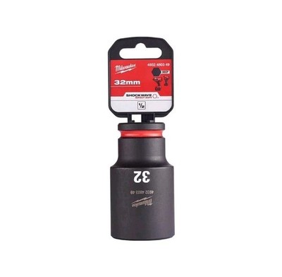 Milwaukee 32mm 1/2 Zoll SHOCKWAVE Impact Sechskant tiefe Stecknr. 4932480349