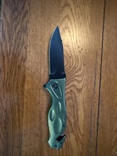 Folding Pocket Knife Black Seatbelt Cutter Glass Breaker