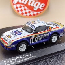 MINICHAMPS 1/43 Porsche 959 Rallye Paris-Dakar 1986 Kussmaul Unger 187 400866287