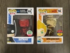 Funko Pop! Heroes DC Comics Batman (Red Chrome) + Funko Pop! Gold Chrome