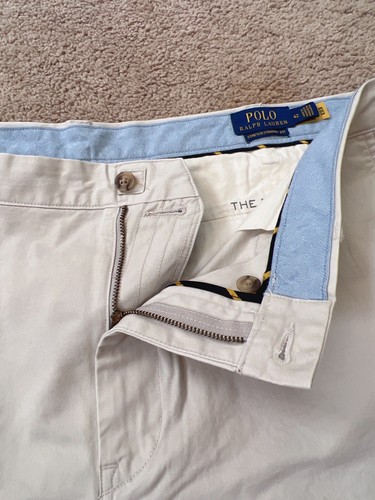 Polo Ralph Lauren Chino Stretch Classic Fit 9" Shorts Mens 42 White NWT - Picture 3 of 6