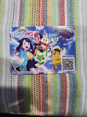 pokemon horizons promo cards Catch 'em all! Get your hands on exclusive Pokmon when you spend 20 or more on Pokmon Trading Card Game products! 3 to Collect: Sprigatito, Fuecoco, and Fire / 80 / Basic Attack 1 Pokemon Horizons The Series Exclusive