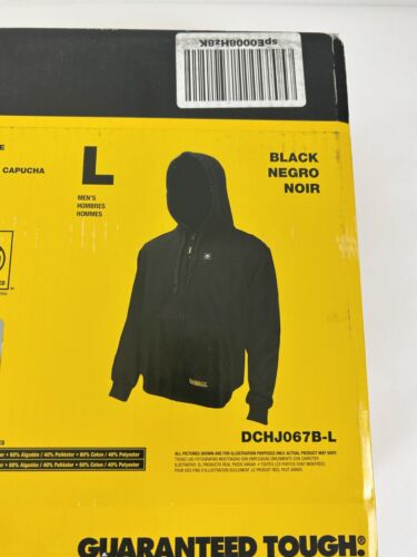 Dewalt 20VMax Lithium Ion Heated Gear Black L DCGJ067B-L