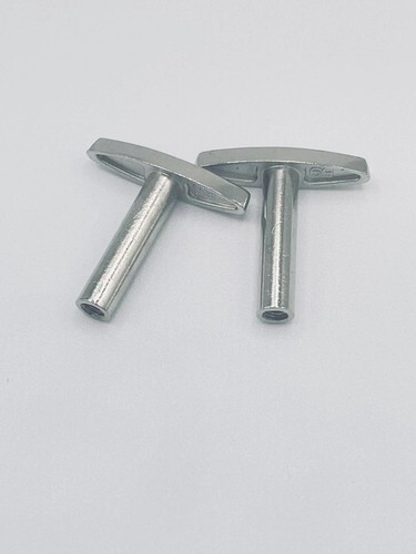 Replacement Key for Music Box Movements Nickel size 2.5cm 2pcs - Picture 3 of 3