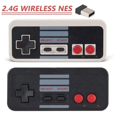 Wireless NES Controller for NES Games Rechargeable USB Gamepad with USB Receiver