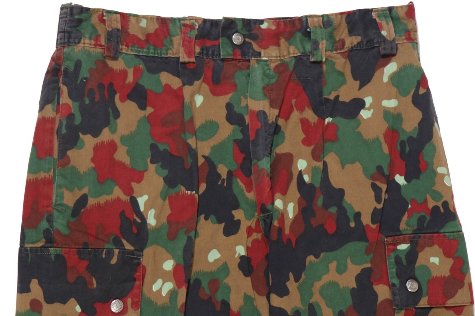 Small Regular (40/76) - Swiss Army Alpenflage M83 Combat Pants Trousers Camo M70