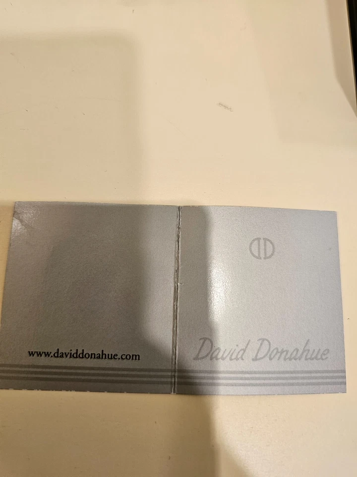 Gemelos cuadrados DAVID DONAHUE de plata de ley para hombre ¡¡Nuevos!!! Foto 4 de 4