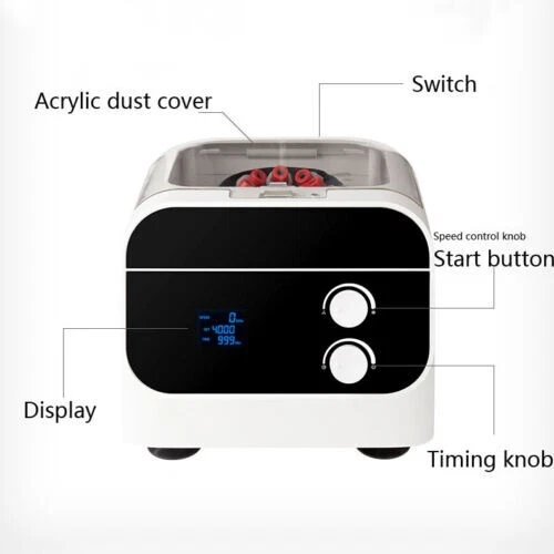 220V Laboratory Bench Top Centrifuge Digital Low-Speed Prp Serum Separator New - Bild 2 von 27