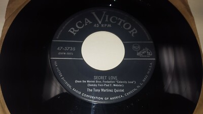 THE TONY MARTINEZ QUINTET Secret Love/ Young At Heart 1954 45 RCA Victor 47-5735