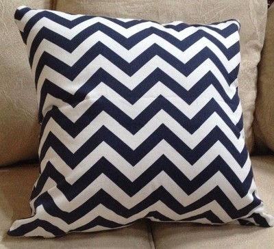 Premier Print Zig Zag/ Navy/White Pillow/Covers $25.00 ea-4