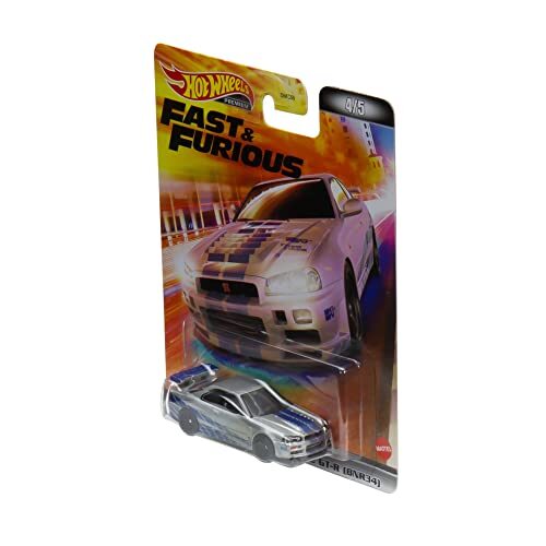 レア HW 日産スカイラインGT-R BNR34 Fast & Furious Amazon.com: Jada Fast & Furious Brian's Nissans Skyline GT-R