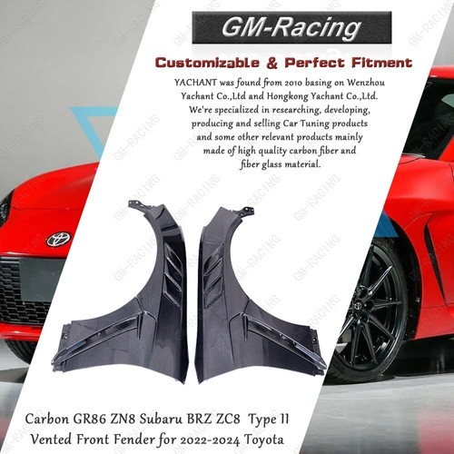 Carbon GR86 ZN8 Subaru BRZ ZC8 Type II Vented Front Fender for 2022-2024 Toyota - Bild 1 von 24