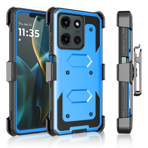 For Motorola Moto G 5G 2025 2024 Case Belt Clip Holster Cover + Screen Protector - Picture 23 of 40