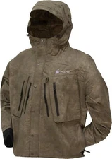 FROGG TOGGS Tekk Toad Breathable Rain/Wading Jacket X-Large, Stone 
