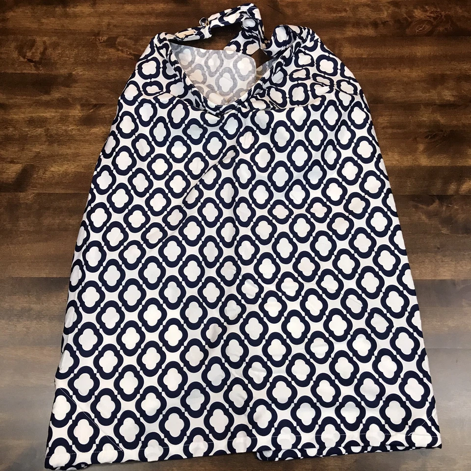 Pottery Barn Kids BeBe au Lait 护理盖海军蓝 25 美分箔 — 第 2/4 张图片