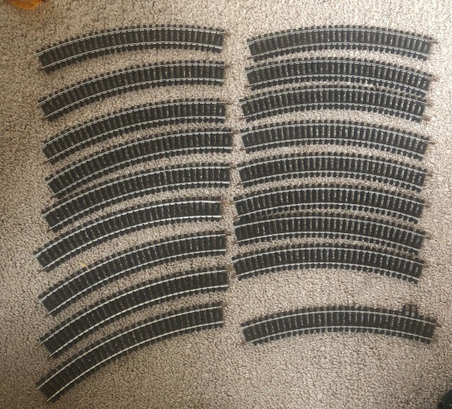 18 Piece Lima HO Curved Track N 3030 R=360 36 degree Vintage eBay
