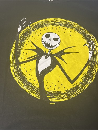 Nightmare Before Christmas Jack Skellington T-Shirt Erwachsene Small schwarz Disney - Bild 2 von 4