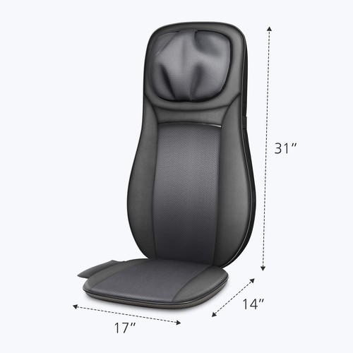 Snailax shiatsu Neck & Back Massager with Heat Full Back Kneading Shiatsu or ... - Picture 9 of 9