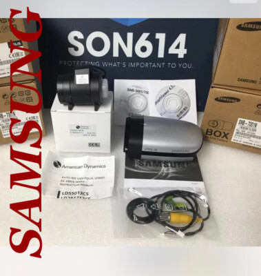 Samsung SNB-7001N IP Color Camera W/3MP 1080p American Dynamics Lens 5-50mm NEW!