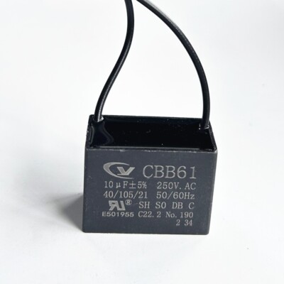 Condensateur CBB61 18µF 250V - Pour Moteur De Ventilateur, Climatiseur - 2 Fils