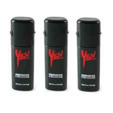 3x Yes Pheromone Perfume Cologne for Men 1oz Female Attractant Spray