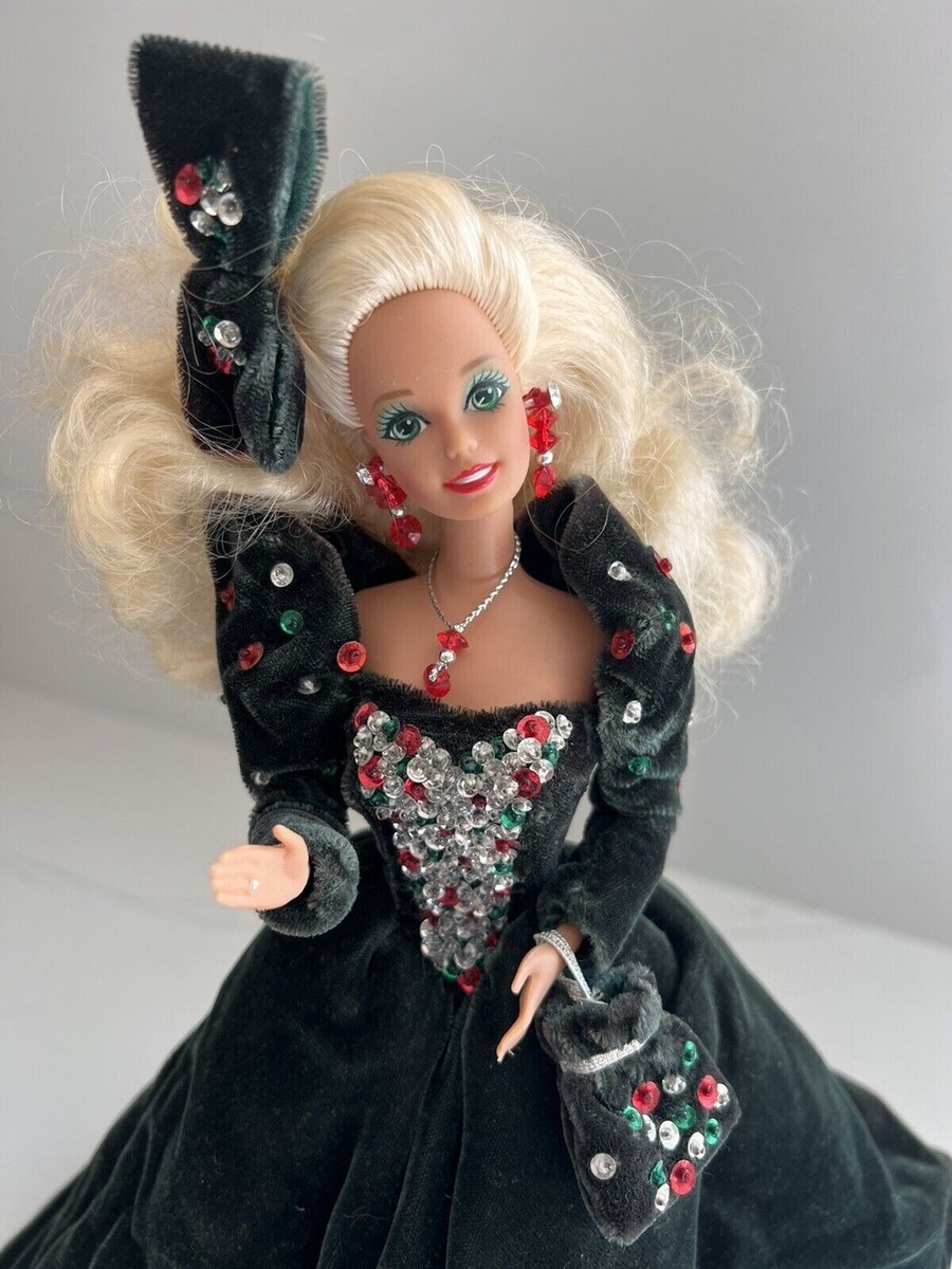 Mattel Barbie Special Edition 1991 Happy Holidays 11.5