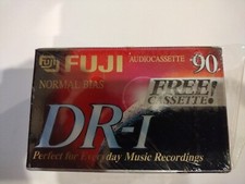 Fuji DR-I 90 Minute Blank Audio Cassette Tapes Normal Bias New Sealed
